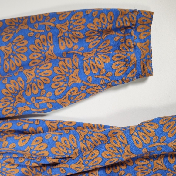 Boden Naomi Relaxed Jersey Dress Gingerbread, Dandelion Sprig 14 - Picture 9 of 13